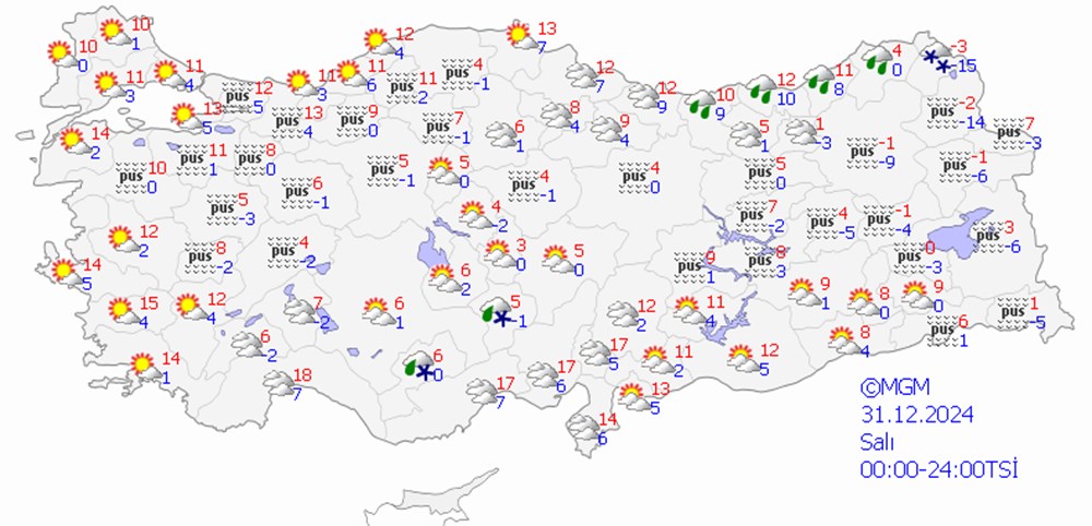 Türki̇ye soğuk havanın etkisinde: İstanbul'da sıcaklık 5 dereceye düşecek - 17