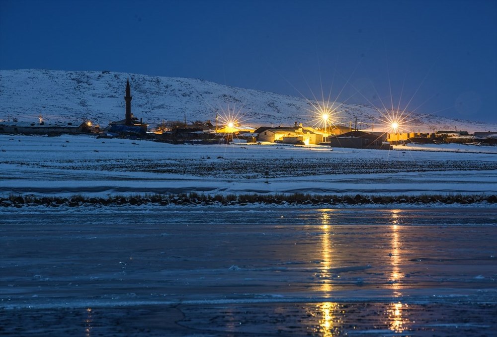 Çıldır Gölü'nde masalsı kış güzelliği - 27