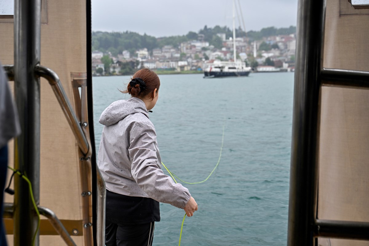 TÜDAV ekibi Beykoz açıklarında saha çalışması yaptı. TÜDAV ekibi Beykoz açıklarında saha çalışması yaptı.