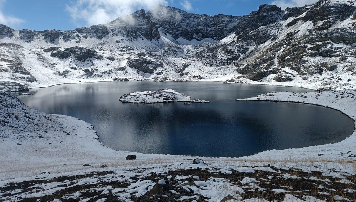 Kar yağışı etkili oldu: Doğasıyla turistlerin gözdesi