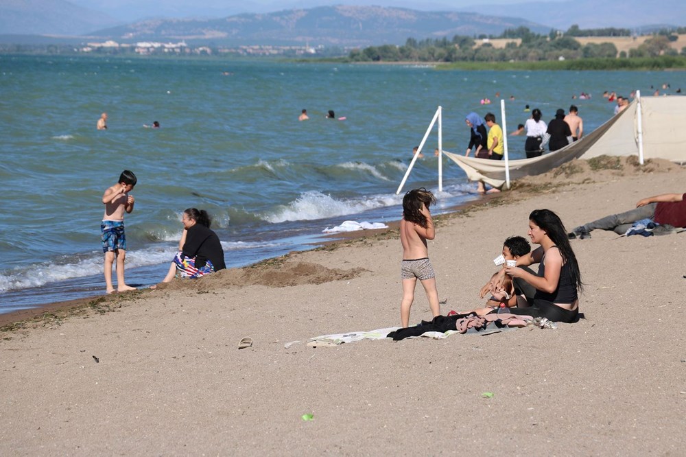 Konya'nın denizi Karaburun Plajı tatilcilerin yeni gözdesi oldu - 11