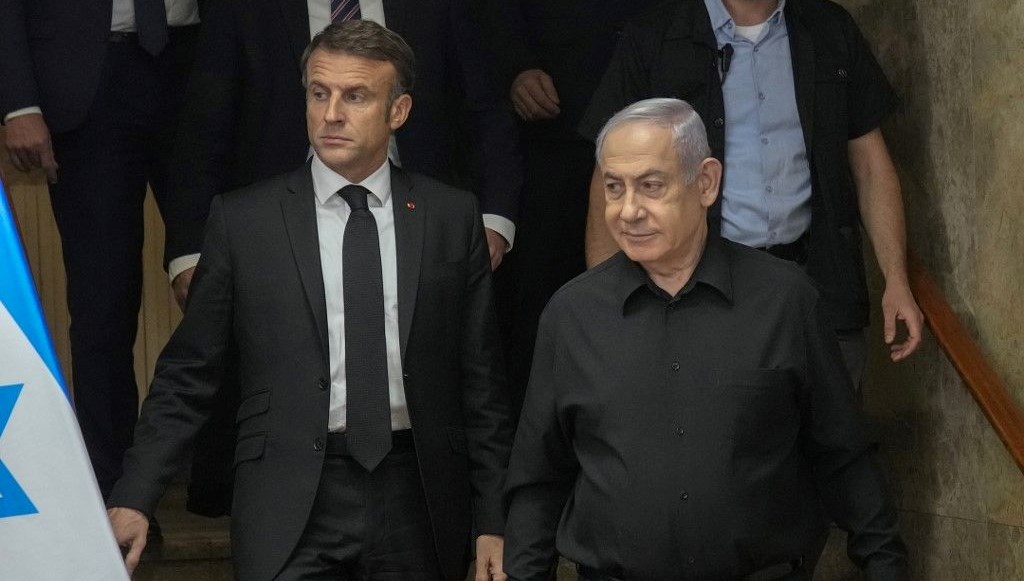 Macron'dan Netanyahu'ya medeniyet mesajı: Barbarlık ekerek, medeniyet savunulmaz