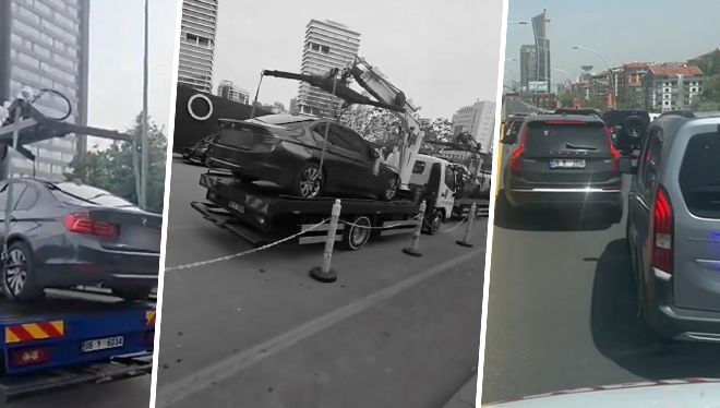 Konvoy ambulansa yol vermedi: Ceza yağdı
