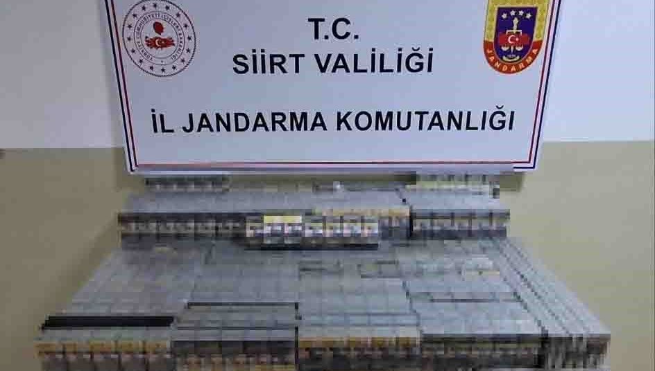 Siirt’te uyuşturucu ve kaçak sigara operasyonu