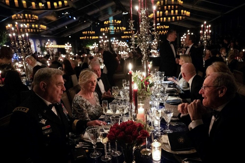 Beyaz Saray'da Emmanuel Macron ve ünlülerle akşam yemeği - 10