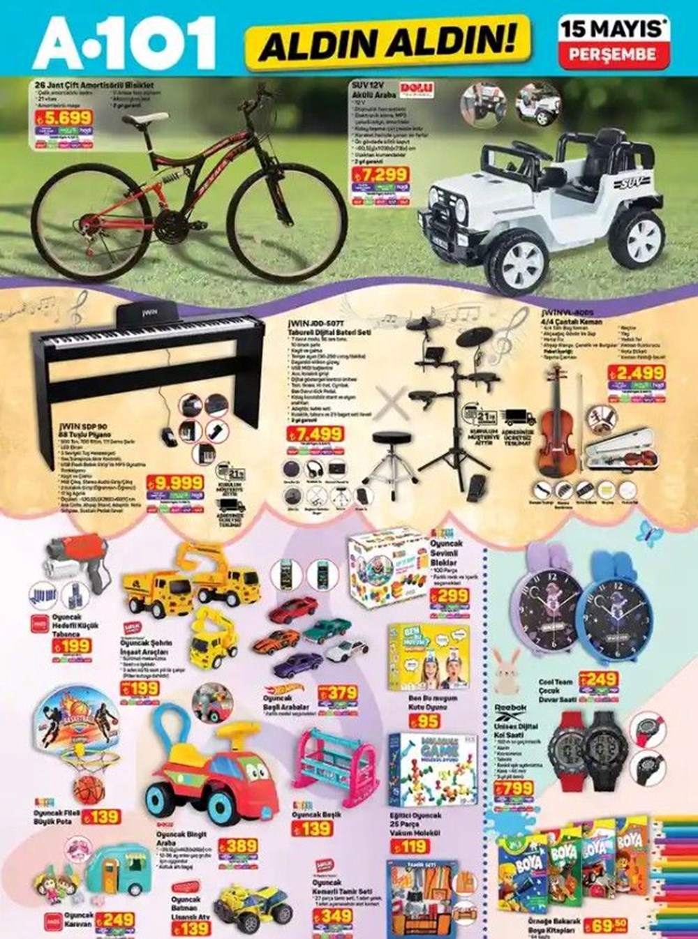 A101 15 Mayıs aktüel ürünler kataloğu: Kulaklık, yazıcı, televizyon, kettle ve buharlı temizleyici geliyor - 9