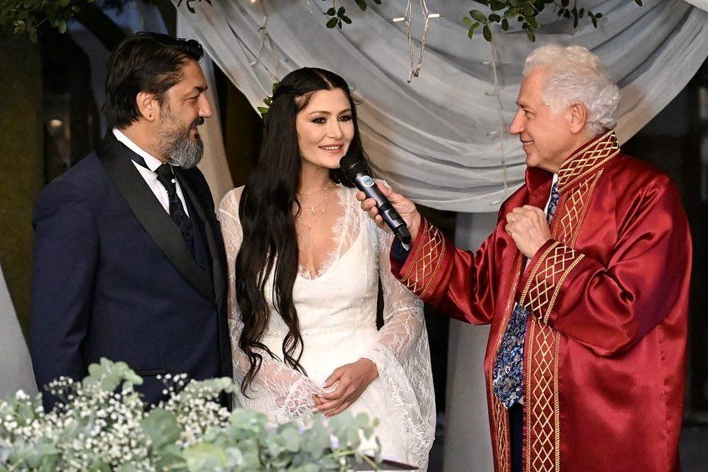 Oyuncu Deniz Çakır ile Bilgehan Baykal evlendi - 6