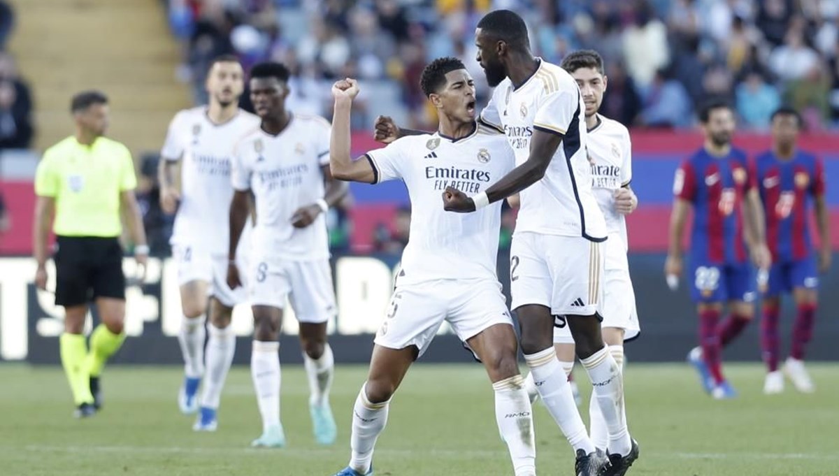 El Clasico’da Real Madrid, Barcelona'yı Bellingham ile devirdi El Clasico’da Real Madrid, Barcelona'yı Bellingham ile devirdi