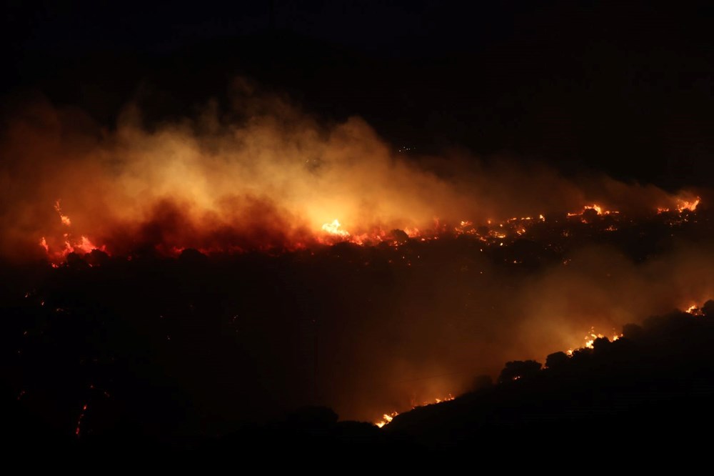 "Kırmızı alarm" verildi: İtalya'nın Sicilya Adası'nda orman yangınları sürüyor - 5