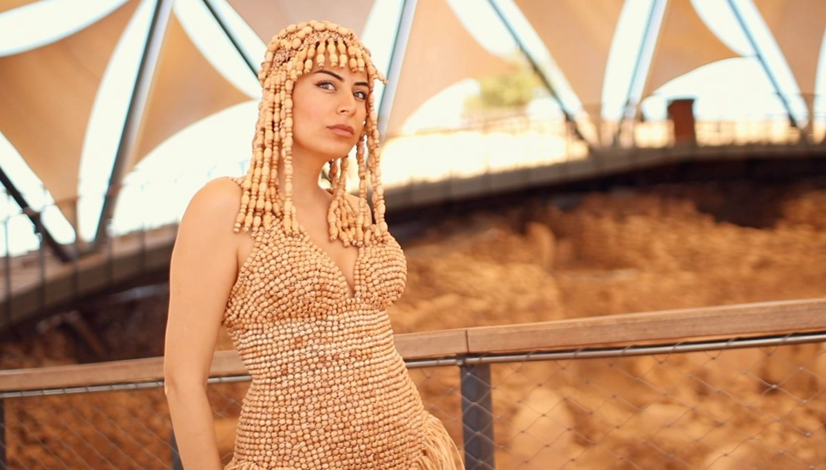 Göbeklitepe'de moda çekimi yapıldı