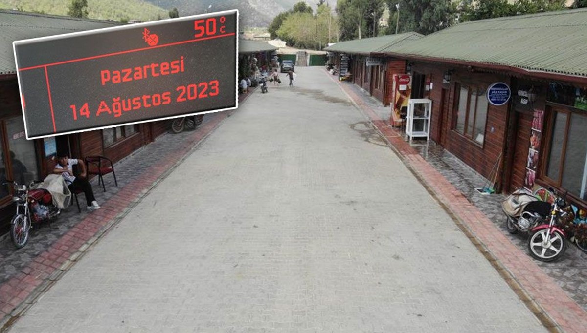 Hatay'da sıcaklık rekoru kırıldı, termometreler 50 dereceyi gösterdi Hatay'da sıcaklık rekoru kırıldı, termometreler 50 dereceyi gösterdi