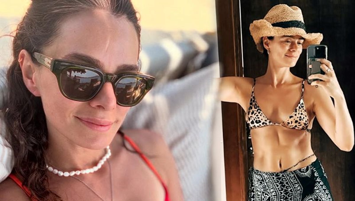 Özge Özpirinçci Bodrum'da: Kızıyla poz verdi