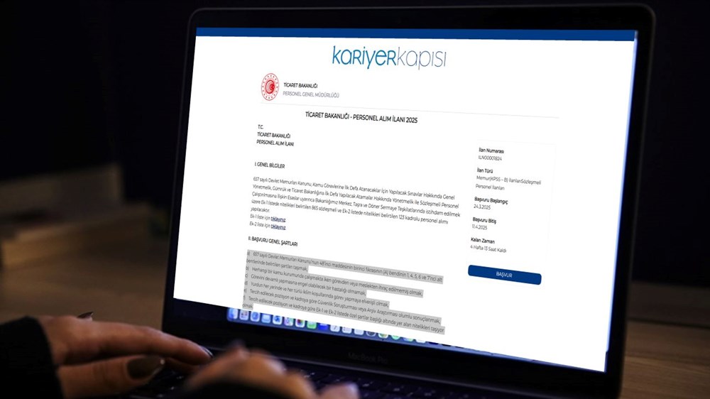 Ticaret Bakanlığı 988 Personel Alımı Başvuruları İçin Kılavuz Yayımlandı 72 Dvhl5GByfkO2baHq3 mqdA
