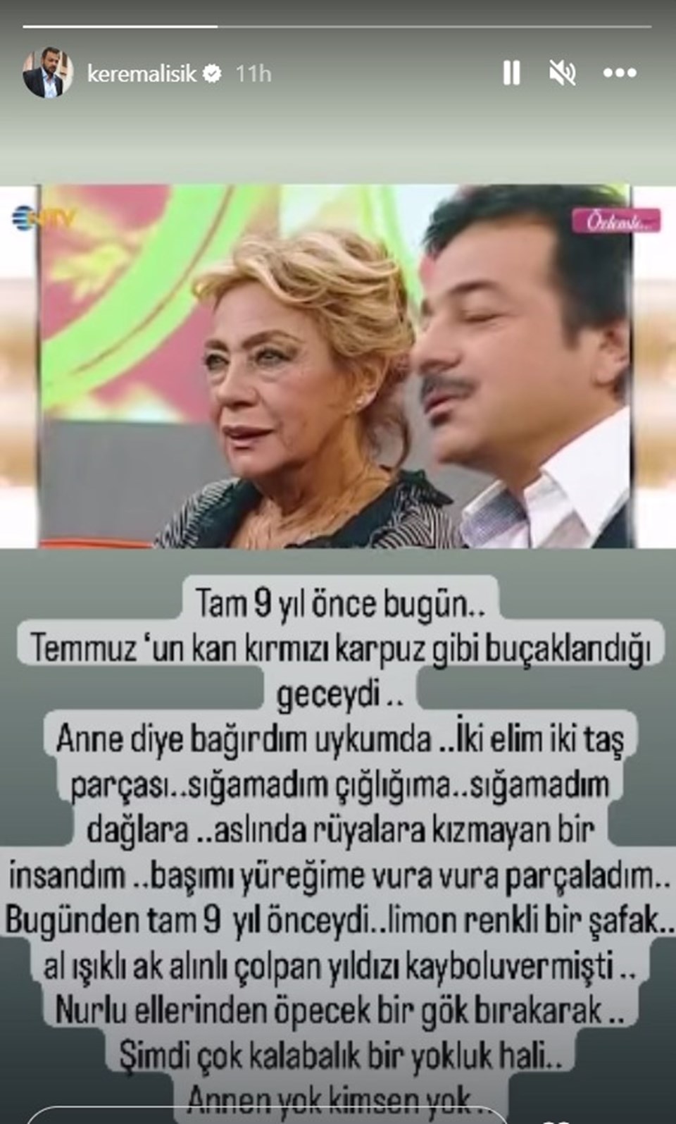 Kerem Alışık annesi Çolpan İlhan'ı ölüm yıldönümünde andı: Annen yok, kimsen yok - 1