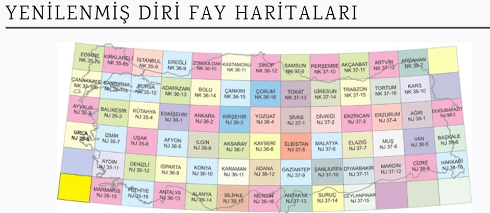 MTA diri fay hattı sorgulama 2023: 42 ilde deprem üretebilecek 485 diri fay (Türkiye diri fay haritası) - 1