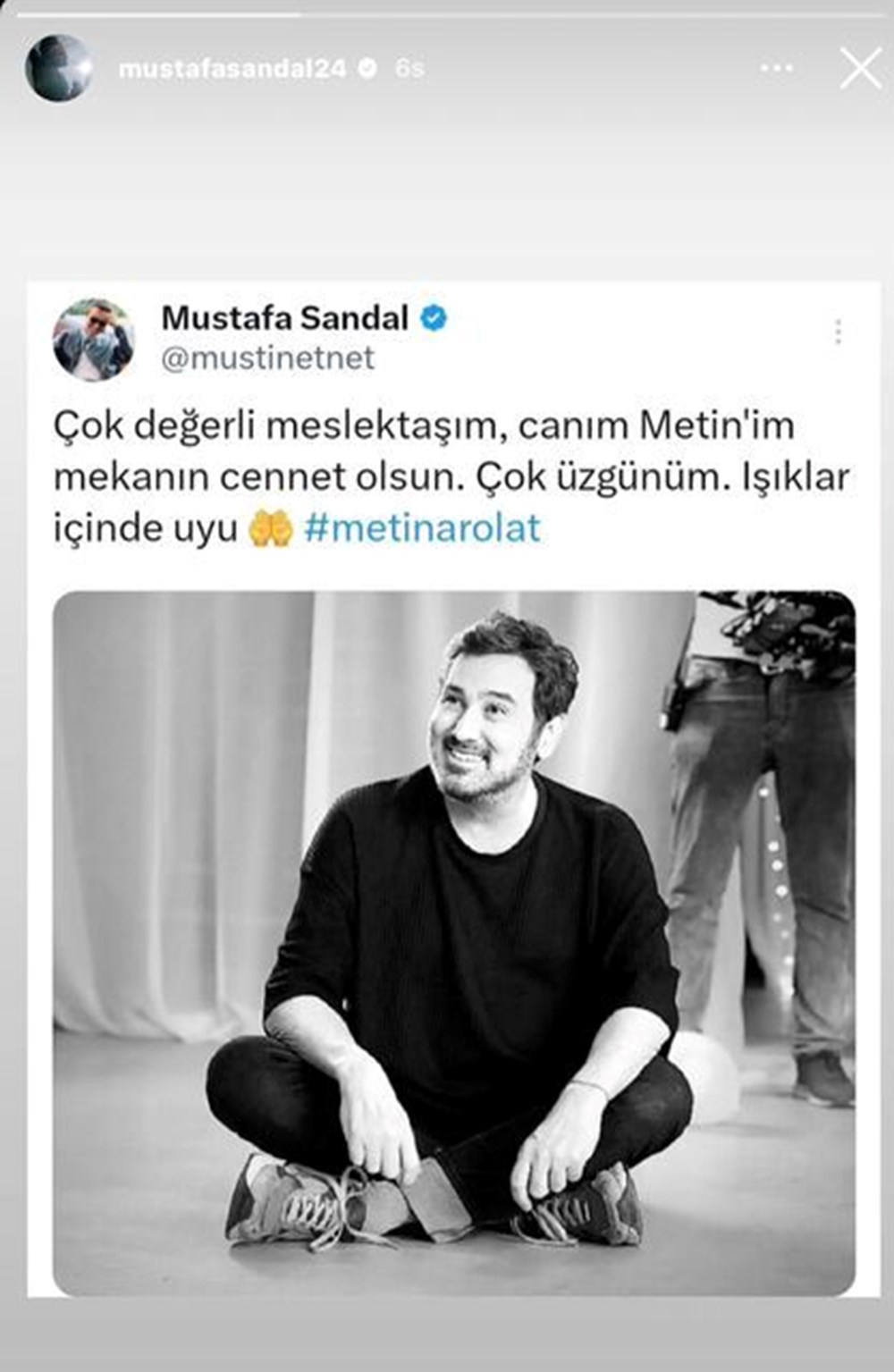 Metin Arolat'ın ani vefatı sanat dünyasını yasa boğdu - 6