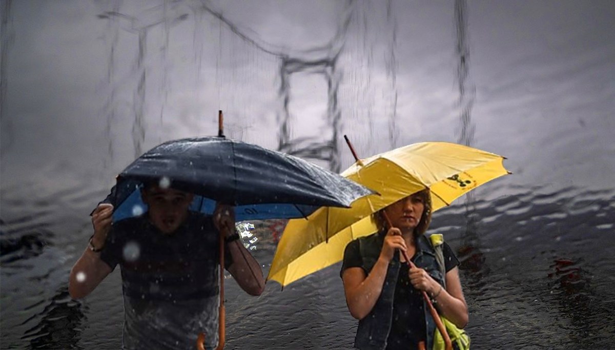 İstanbul'a yağmur uyarısı! Saat verildi