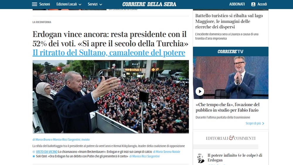 Cumhurbaşkanı Erdoğan'ın zaferi dünya basınında - 9