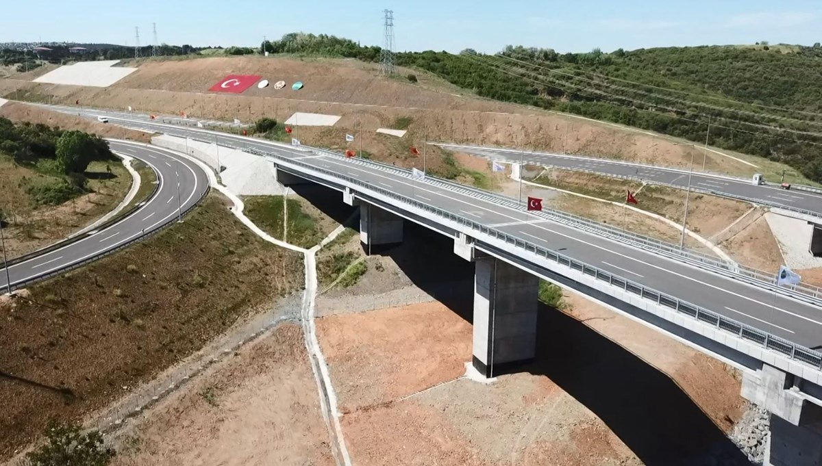 Kuzey Marmara Otoyolu'nun son bölümü tamamlandı