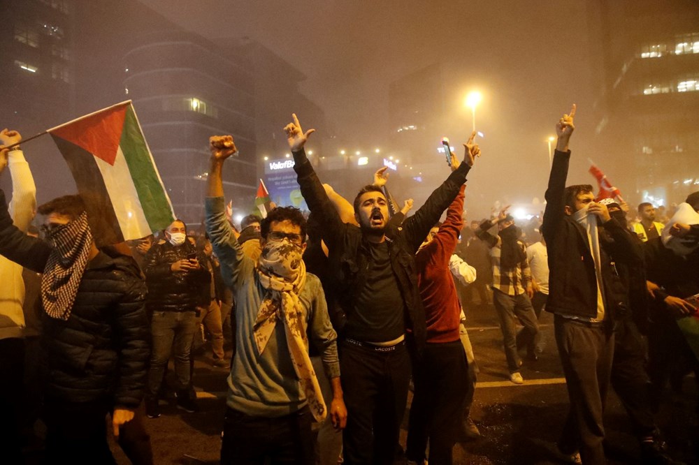 Yurt genelinde İsrail protestoları (Binlerce kişi sokaklara çıktı) - 9