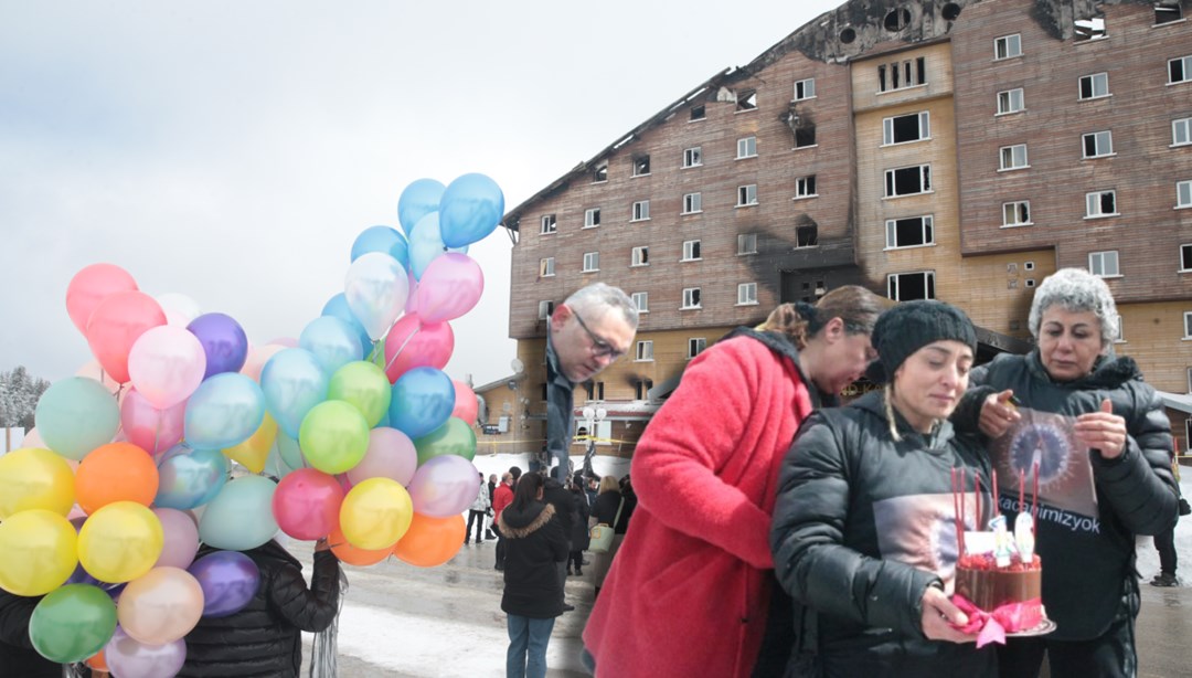 Kartalkaya'da acı ve gözyaşı: Aileler felaketin yaşandığı otelin önünde buluştu