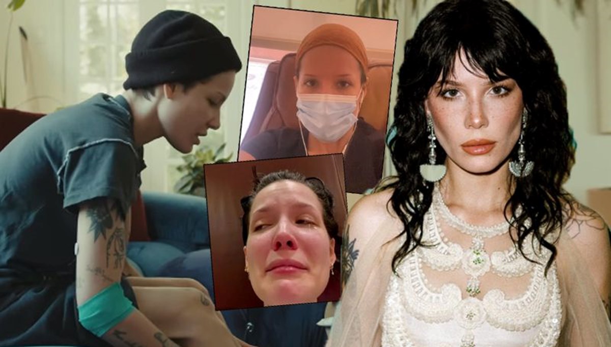 Halsey hastalığını paylaştı: Yaşlı bir kadın gibi hissediyorum