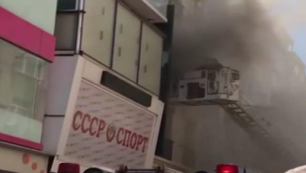 İstanbul'da otelin saunasında yangın