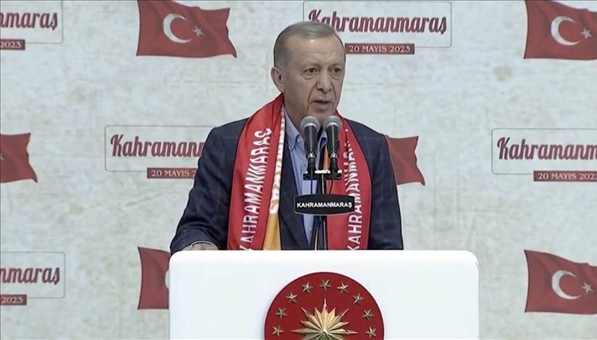 Cumhurbaşkanı Erdoğan'dan Kahramanmaraş'ta 28 Mayıs mesajı