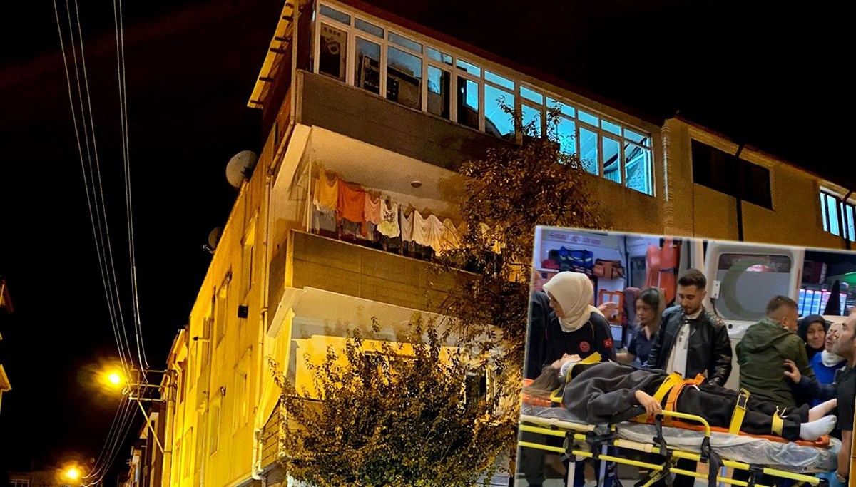 Çamaşır asarken terastan düştü