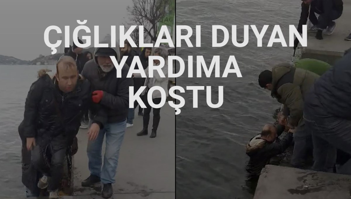 İstanbul Boğazı'nda görme engelli çift denize düştü İstanbul Boğazı'nda görme engelli çift denize düştü