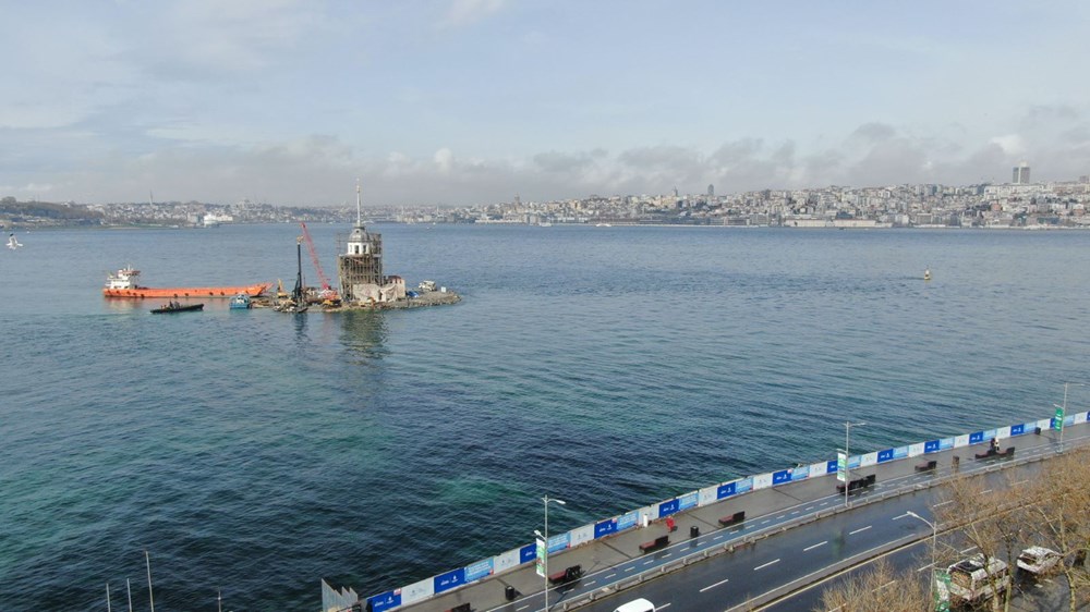 ظهرت قبة في برج الفتاة في إسطنبول (صور) 3 ظهرت القبة في برج العذراء - 10