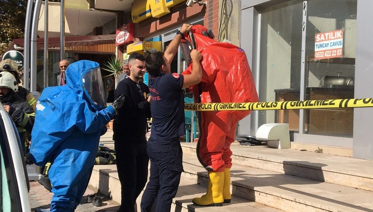 Patlamanın olduğu sokakta gaz kokusu paniği