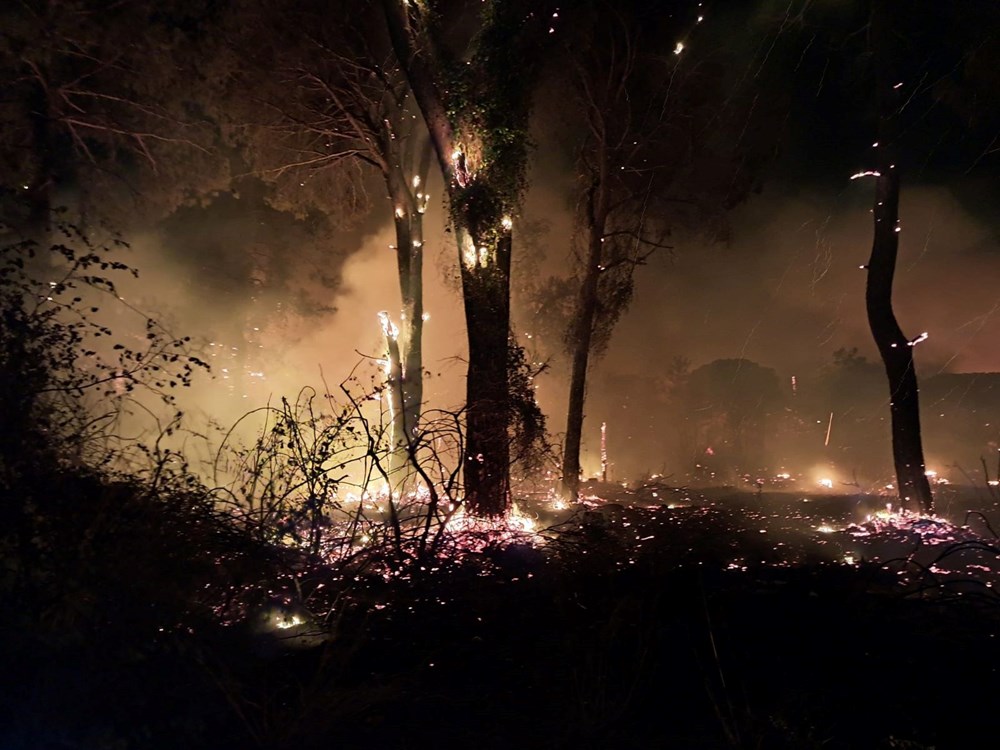 Orman yangınlarında son durum: Antalya Aksu'da iki otel boşaltıldı, Alanya'da alevler villaları tehdit ediyor - 4