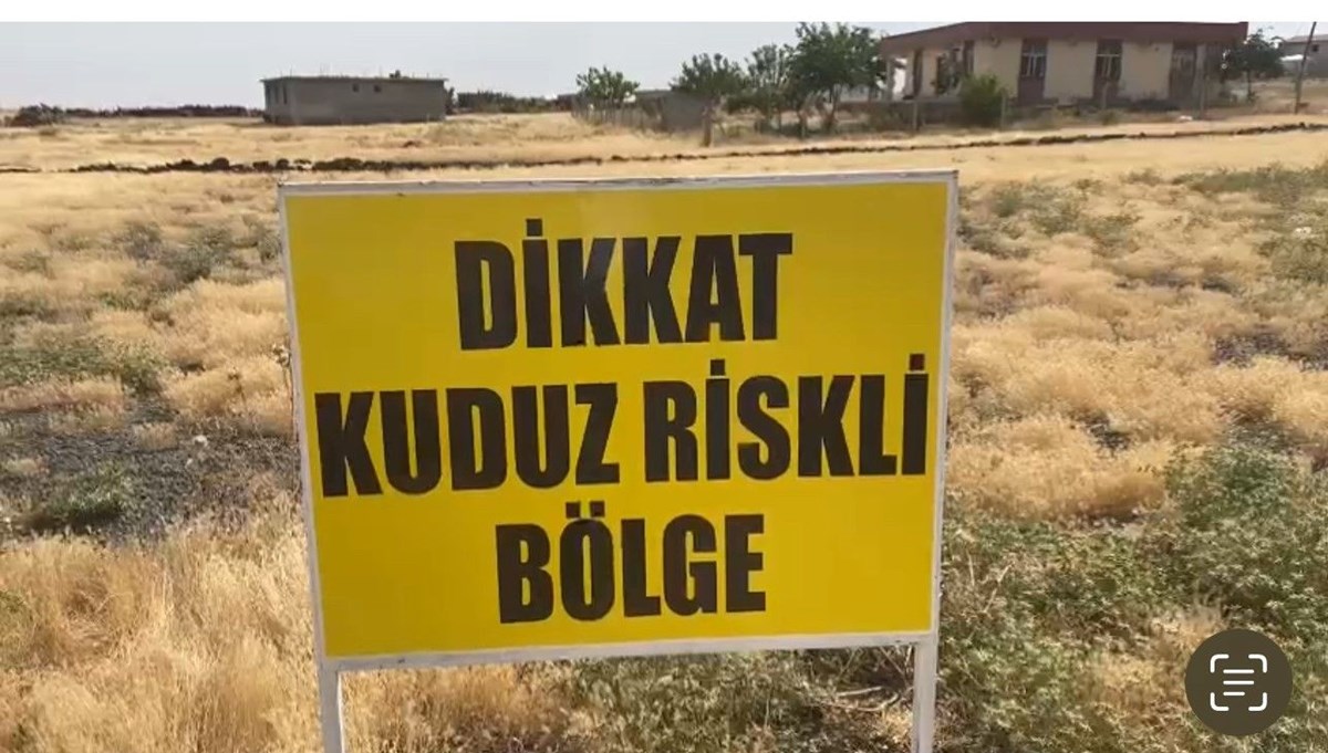 Şanlıurfa'da bir kuduz vakası daha Şanlıurfa'da bir kuduz vakası daha