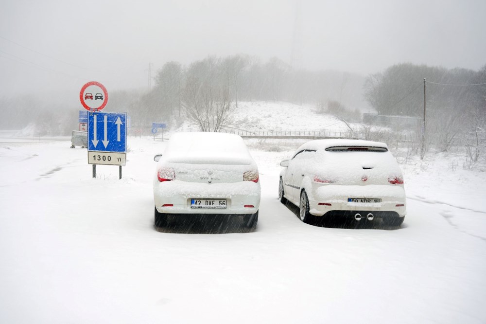 Trakya'da kar yağışı: Ulaşım güçlükle sağlanıyor - 19