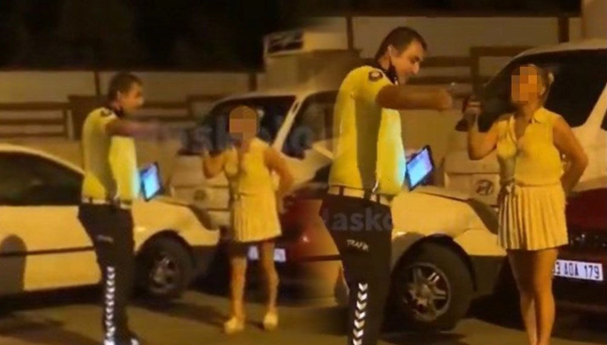 Trafik kazasına karışan sürücüden polise tehdit Trafik kazasına karışan sürücüden polise tehdit