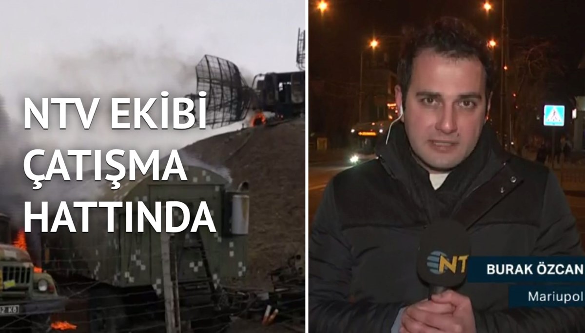NTV sirenlerin çaldığı Mariupol'de