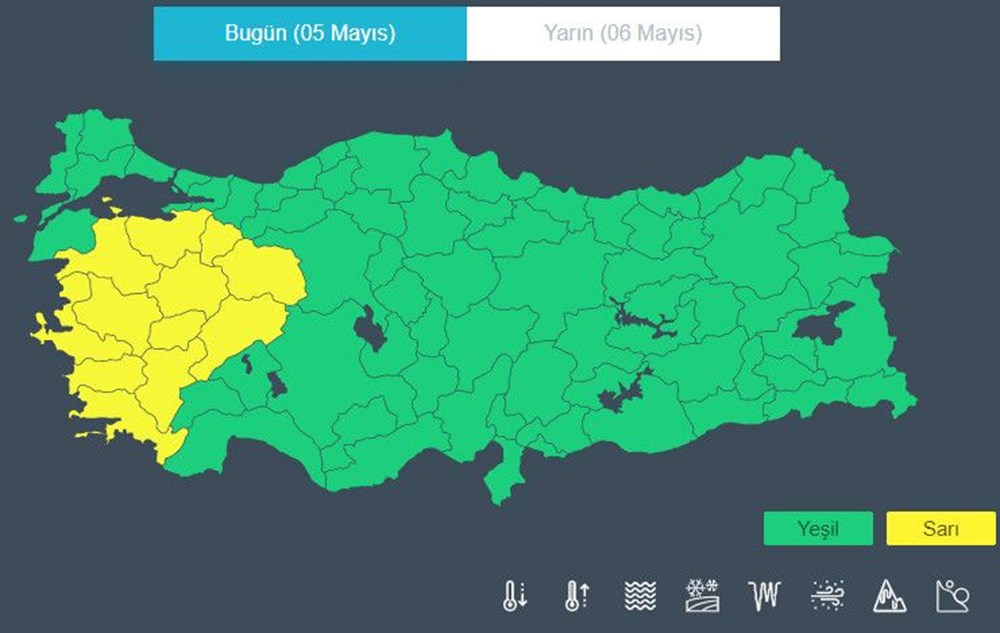 Sıcaklıklar düşüyor! 12 il için sarı kodlu uyarı (Bugün hava nasıl olacak?) - 3