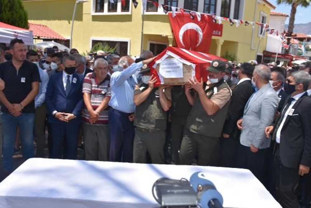 Muğla'da 'orman şehidi' törenle son yolculuğuna uğurlandı - 21