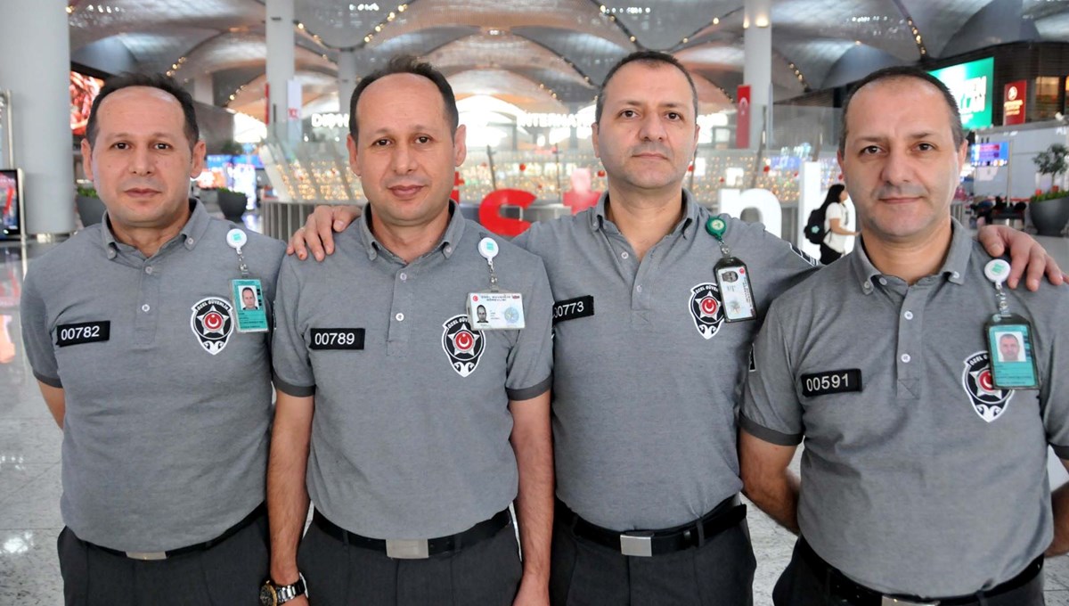 İstanbul Havalimanı’nın ikiz güvenlikleri! İstanbul Havalimanı’nın ikiz güvenlikleri!