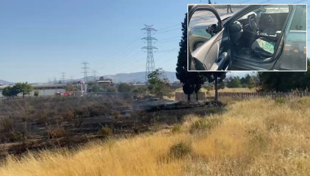 İzmir’de otluk alanda çıkan yangın AVM otoparkına sıçradı