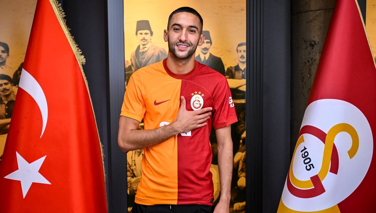 Hakim Ziyech resmen Galatasaray'da