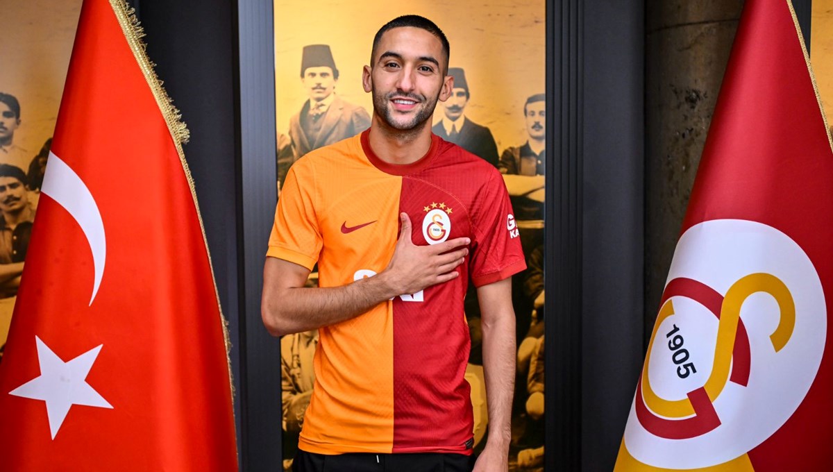 Hakim Ziyech resmen Galatasaray'da Hakim Ziyech resmen Galatasaray'da