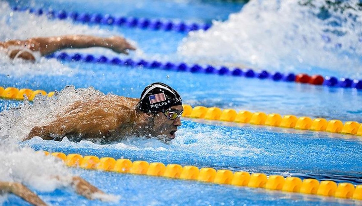 Olimpiyatların en başarılısı Michael Phelps: 23 altın, 3 gümüş ve 2 bronz madalya!