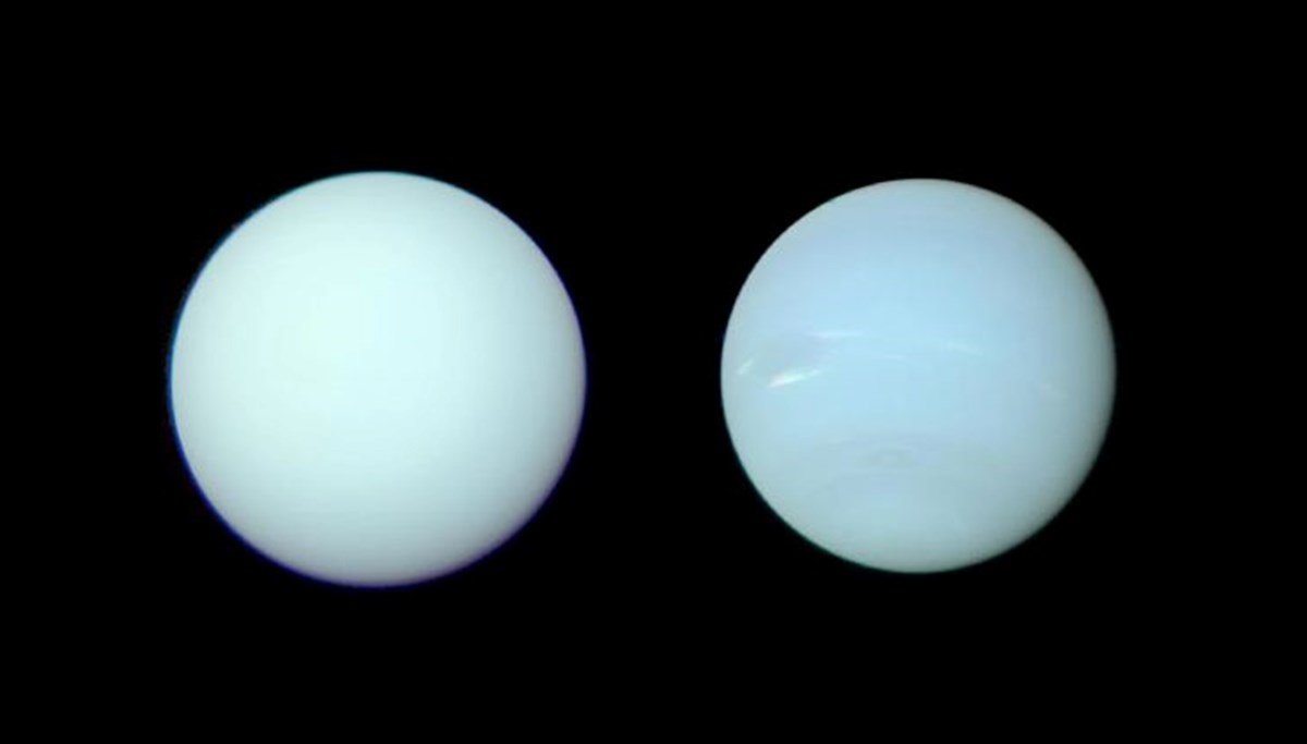 Yeni fotoğraflar ile Neptün ve Uranüs'ün gerçek renkleri ortaya çıkarıldı