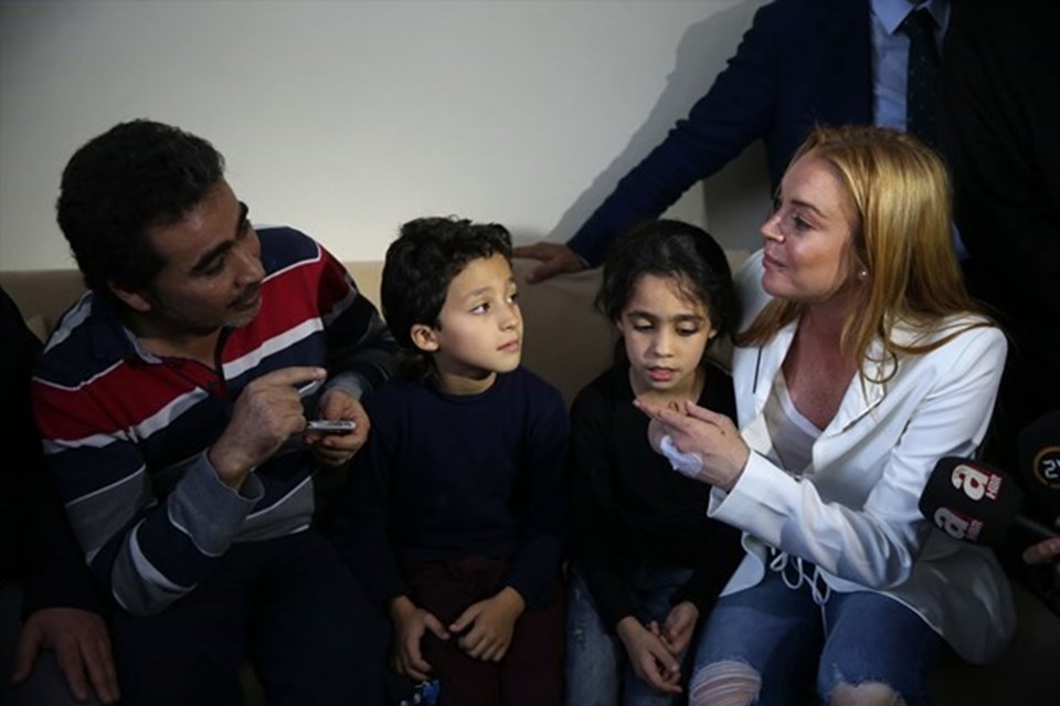 Lindsay Lohan: İstanbul'a Suriyeli mülteciler için geldim - 1