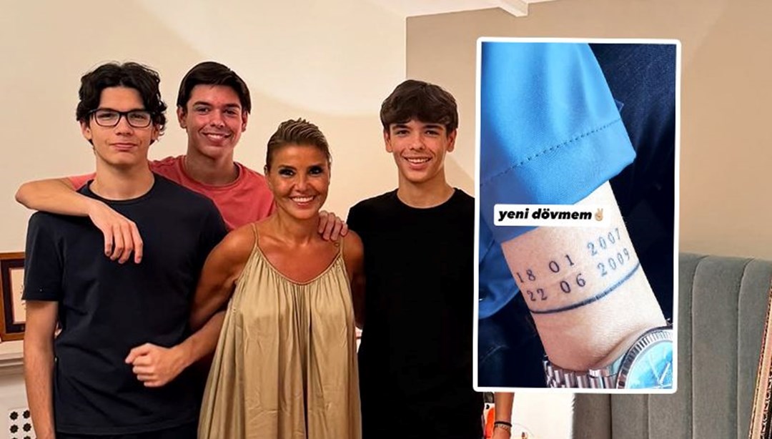 Gülben Ergen'den anlamlı dövme