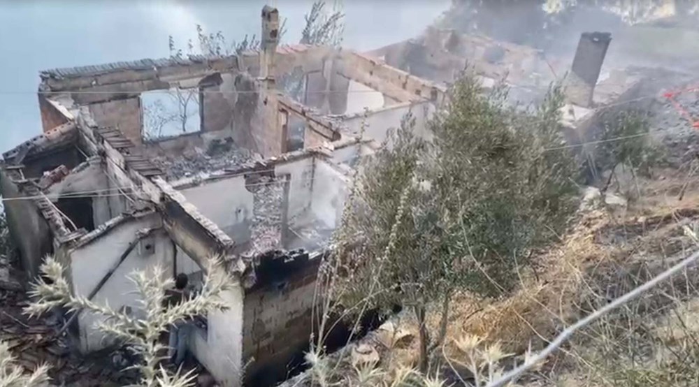 İzmir ve Antalya'da orman yangını: Çeşme'de otoyol kapandı, Lara'da alevler evlere yaklaştı, Ödemiş'te bir kişi can verdi - 8