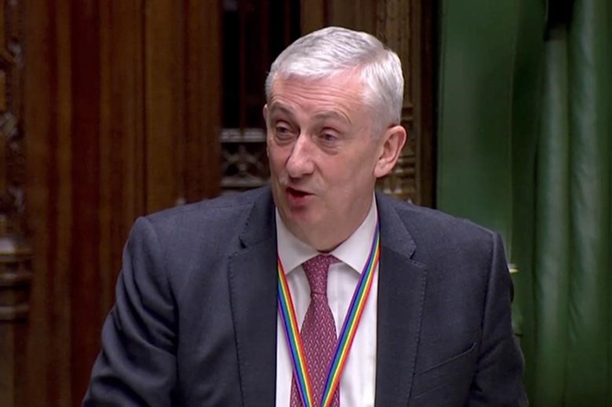 İngiltere Avam Kamarası Başkanı Lindsey Hoyle.