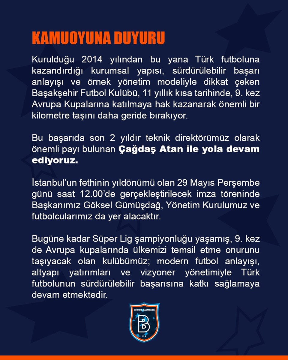 Başakşehir'den Çağdaş Atan kararı 72 EQMaNoT9b0KYj6dlSssTPw